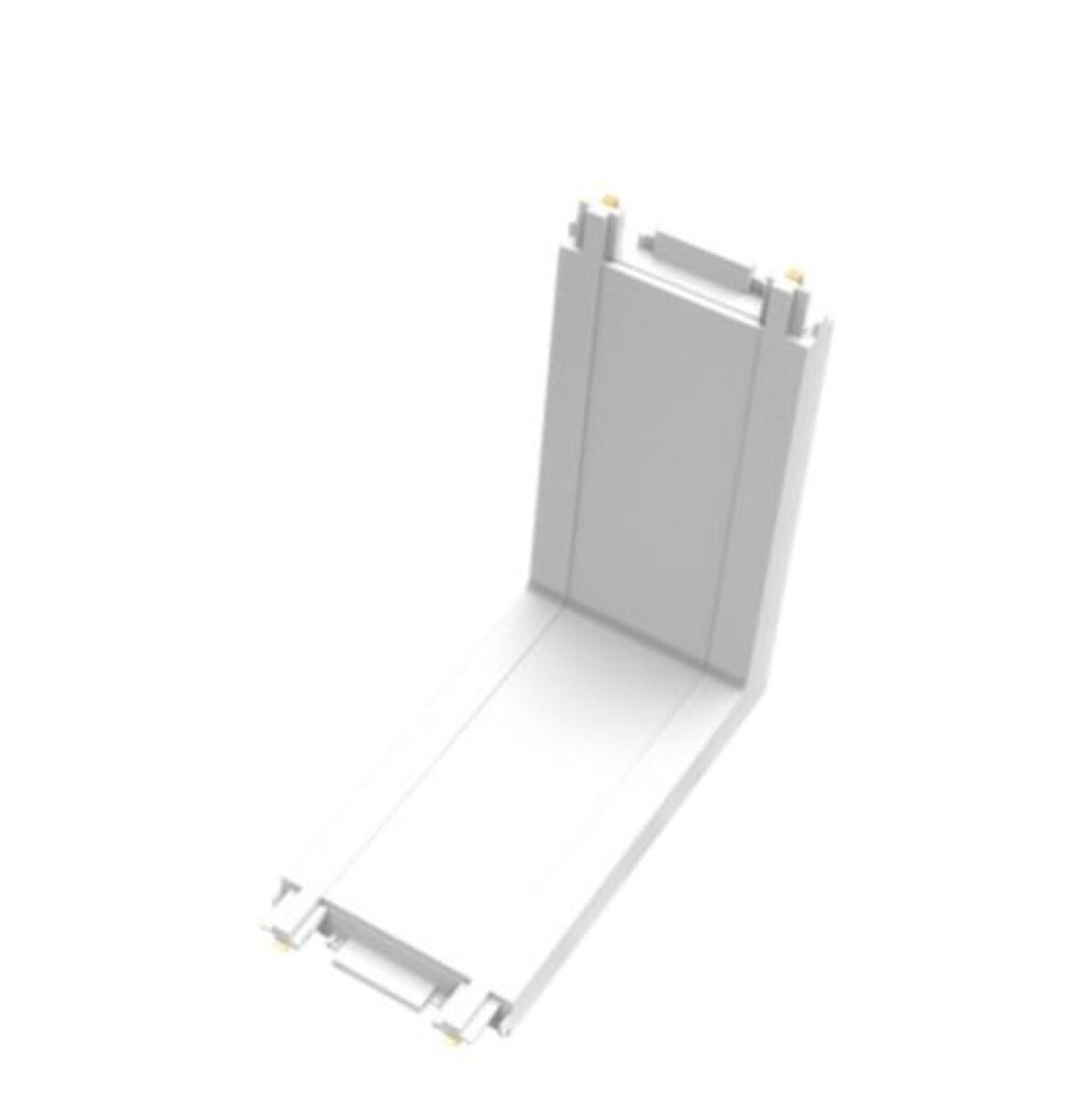 ACCESORIO RIEL MAGNETICO UNION L ANGULO ABIERTO BLANCO 