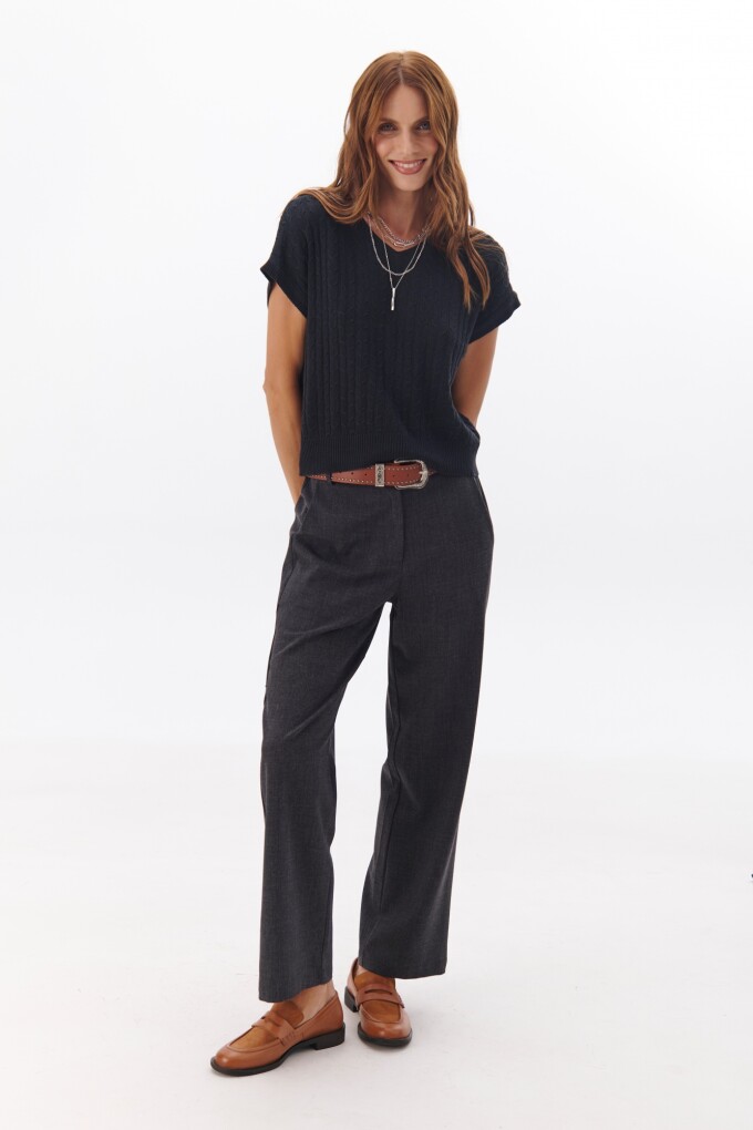 PANTALON MIDI GRAFITO