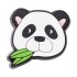Jibbitz Panda Bear Face Multicolor