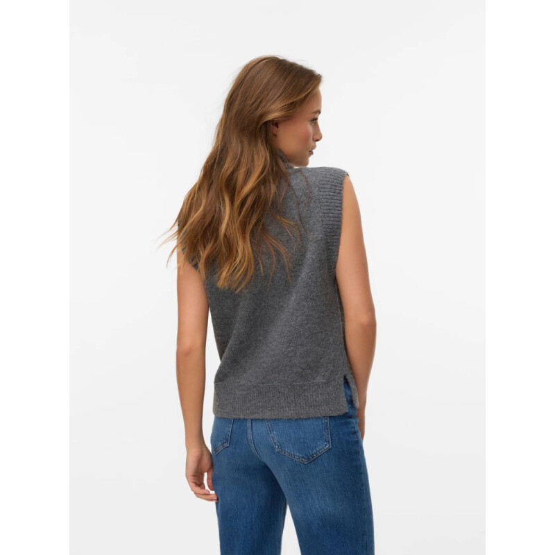 VMWOW SL HIGHNECK VEST Medium Grey Melange