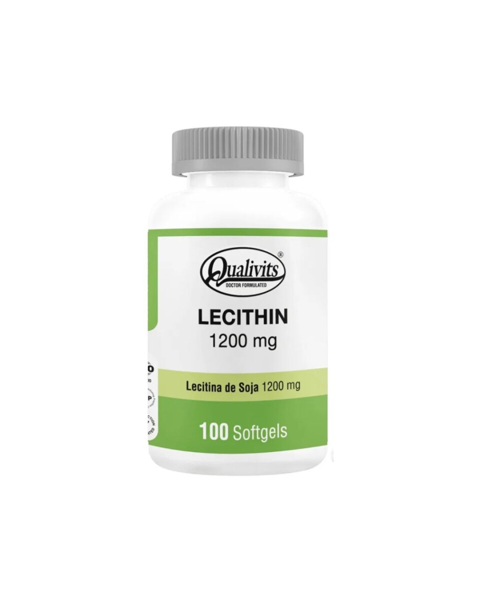 ¡OFERTA IMPERDIBLE! Lecithin 1200 Mg X 100caps Qualivits 