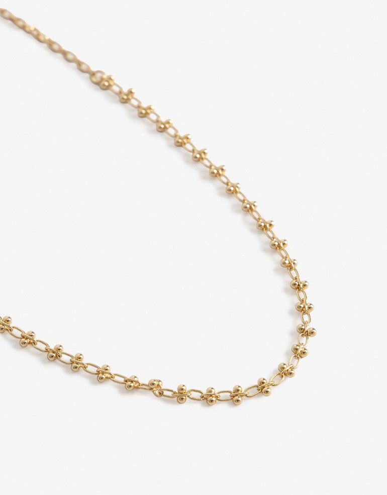 Collares Cortos Metal Collar Corto Cubic Zirconia - Dorado