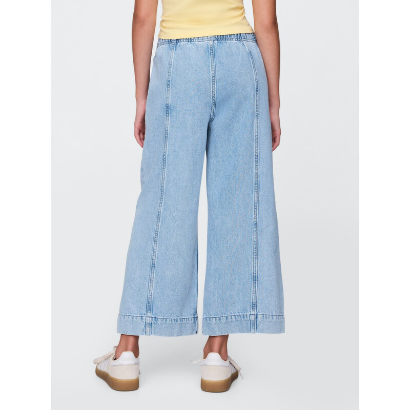 HIGH STRIDE ANKLE - PO LT PLEAT LIGHT WASH