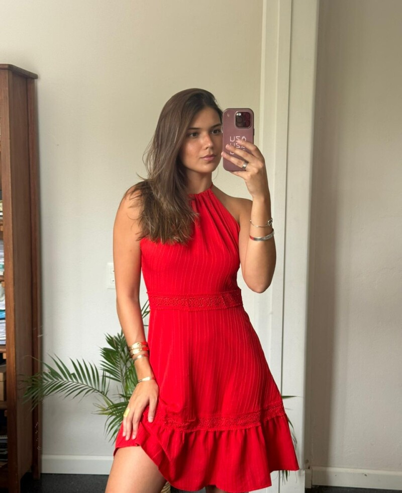 Vestido Amanda rojo