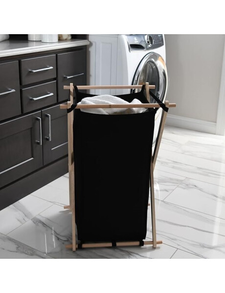 CESTO PARA ROPA ARTICULABLE 50X43X76CM BAMBOO/TELA CESTO PARA ROPA ARTICULABLE 50X43X76CM BAMBOO/TELA