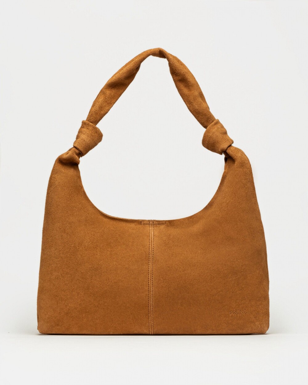 Cartera al hombro Juana en Cuero Gamuza Cuoio