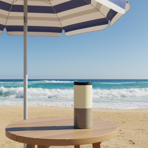 Vaso Térmico Botella Acero Inoxidable 450ml Lock&Lock Color Beige