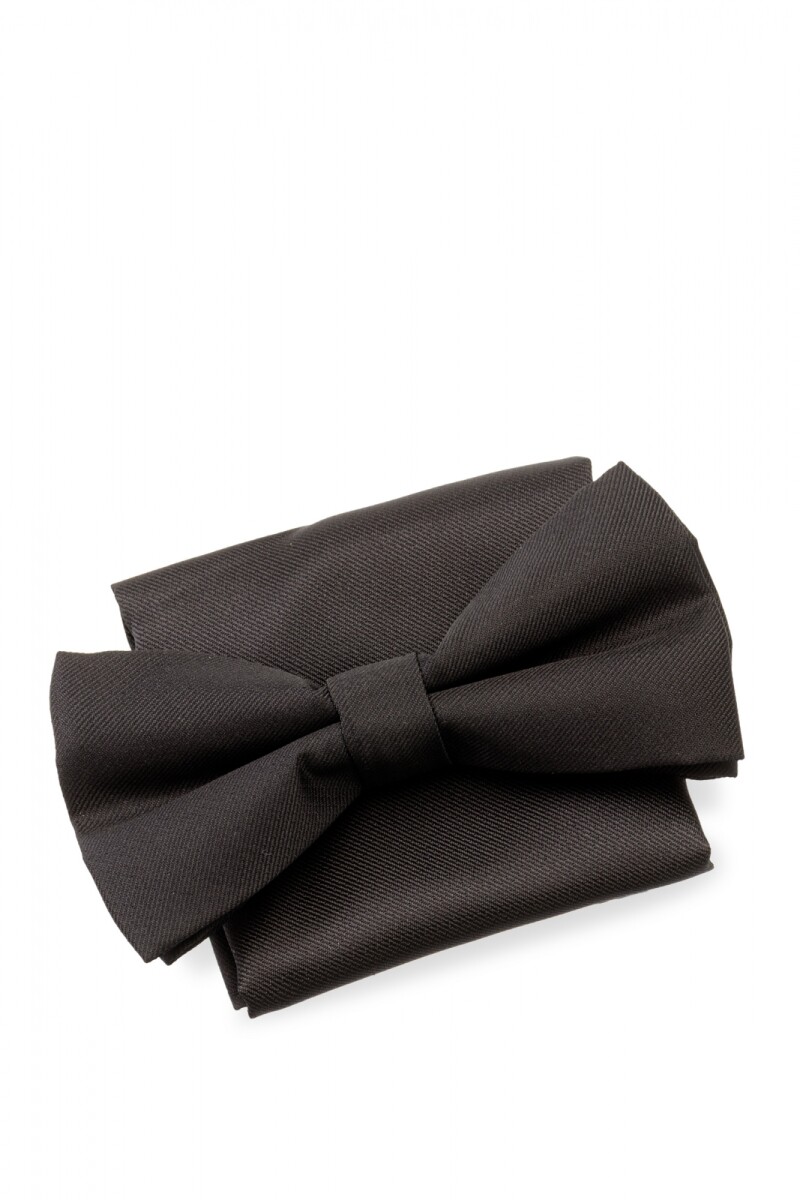 Moña con pañuelo - NEGRO 