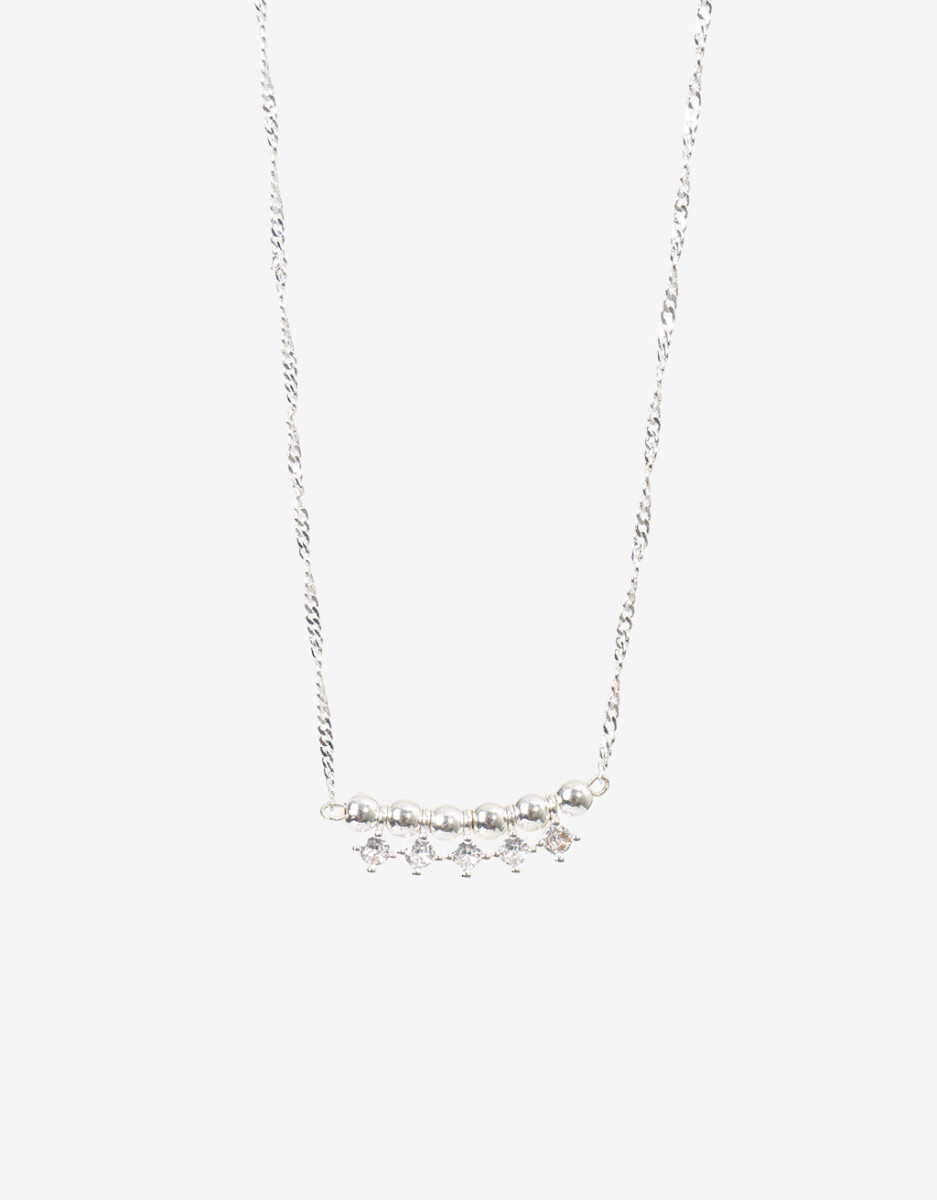 Collar Con Charm De Cubic Zirconia 