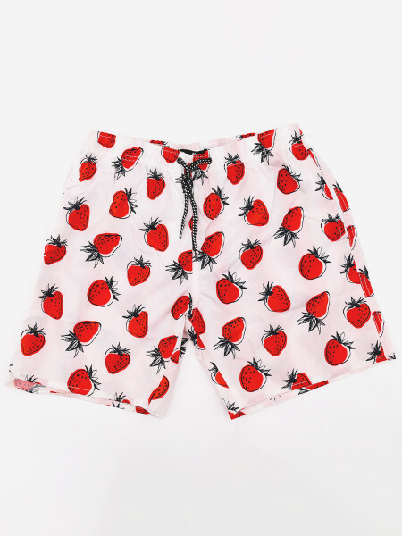 SHORT DE BAÑO FULL SUMMER ROJO (V)