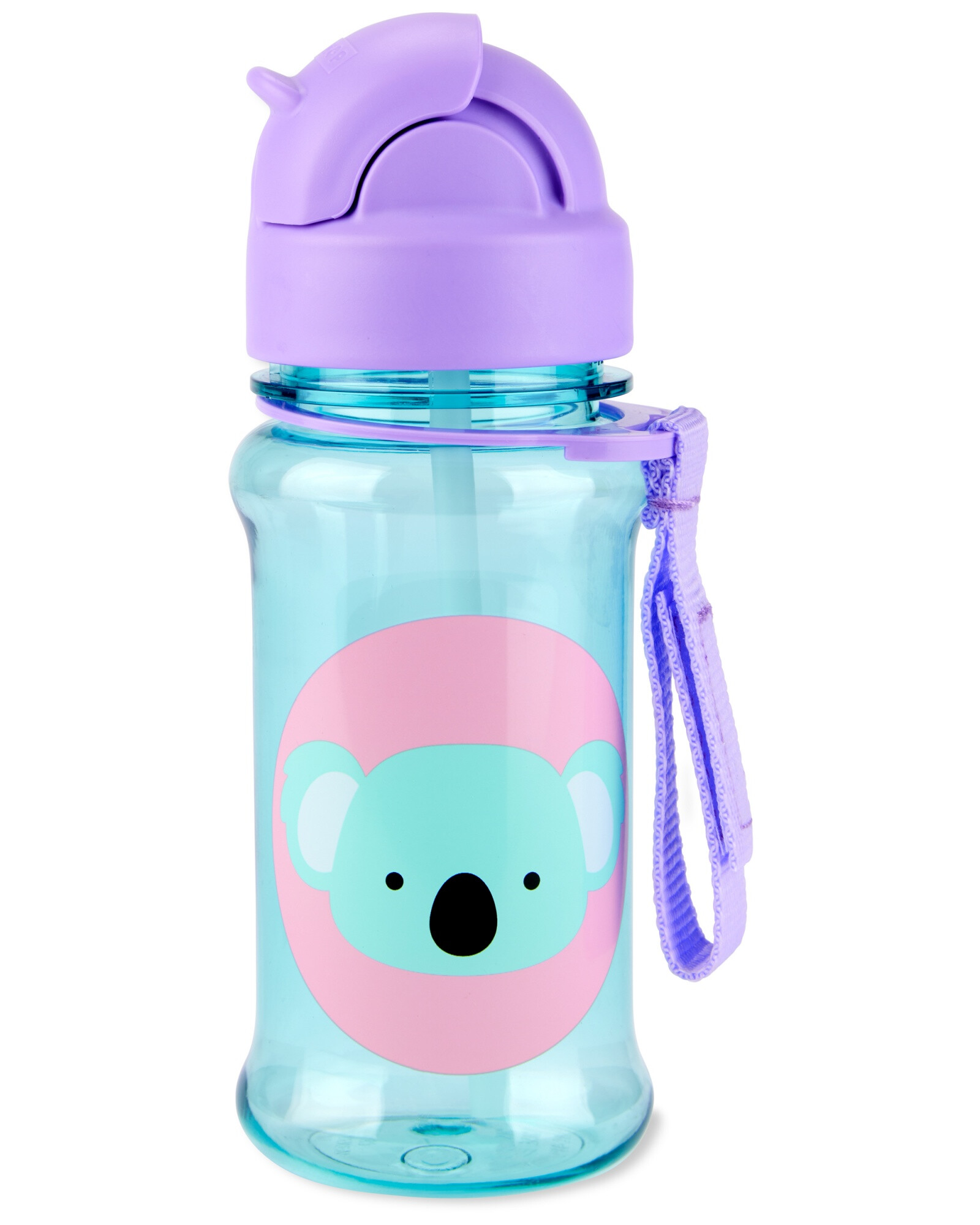 Botella de plástico Tritan, con sorbito, diseño koala Botella de plástico Tritan, con sorbito, diseño koala