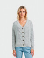 Cardigan Borgin Gris Claro
