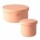 Set 2 Contenedores Recipiente 700Ml y 250Ml c/ Tapa Silicona Rosa