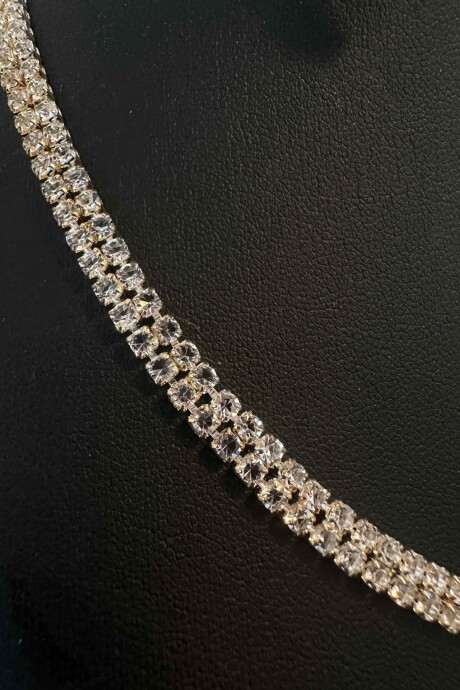 Conjunto strass plata Conjunto strass plata