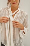 Camisa Maki Scarf Crudo
