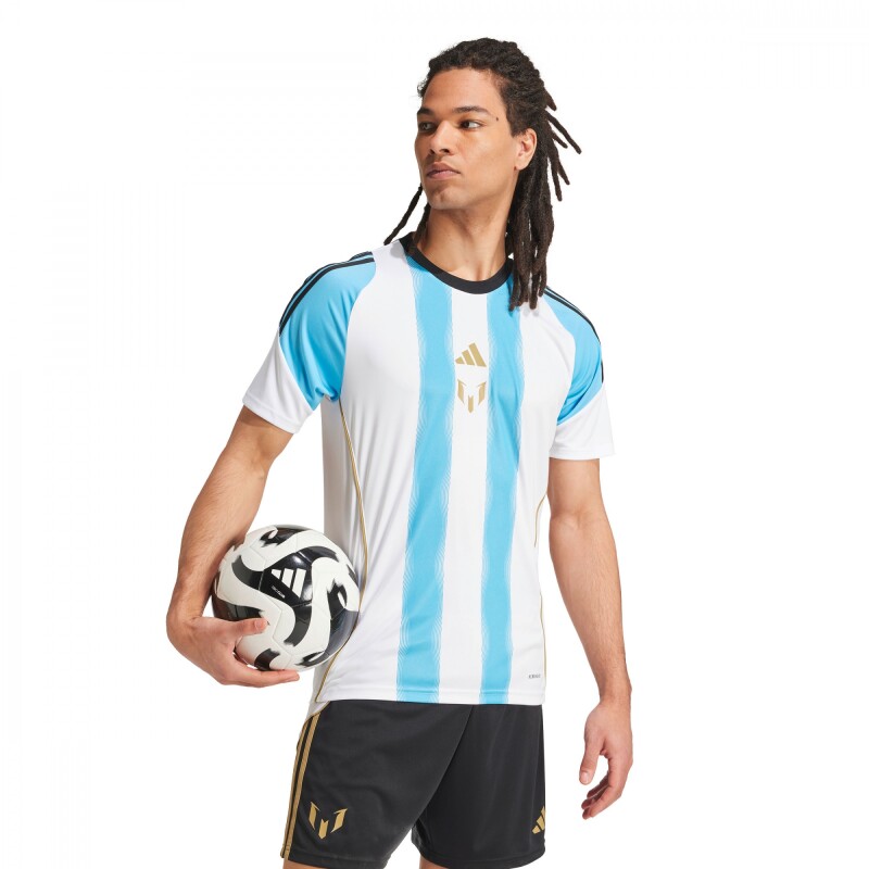 Camiseta Messi Traning de Hombre Blanco