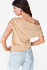 Blusa Sweet Beige/Dorado