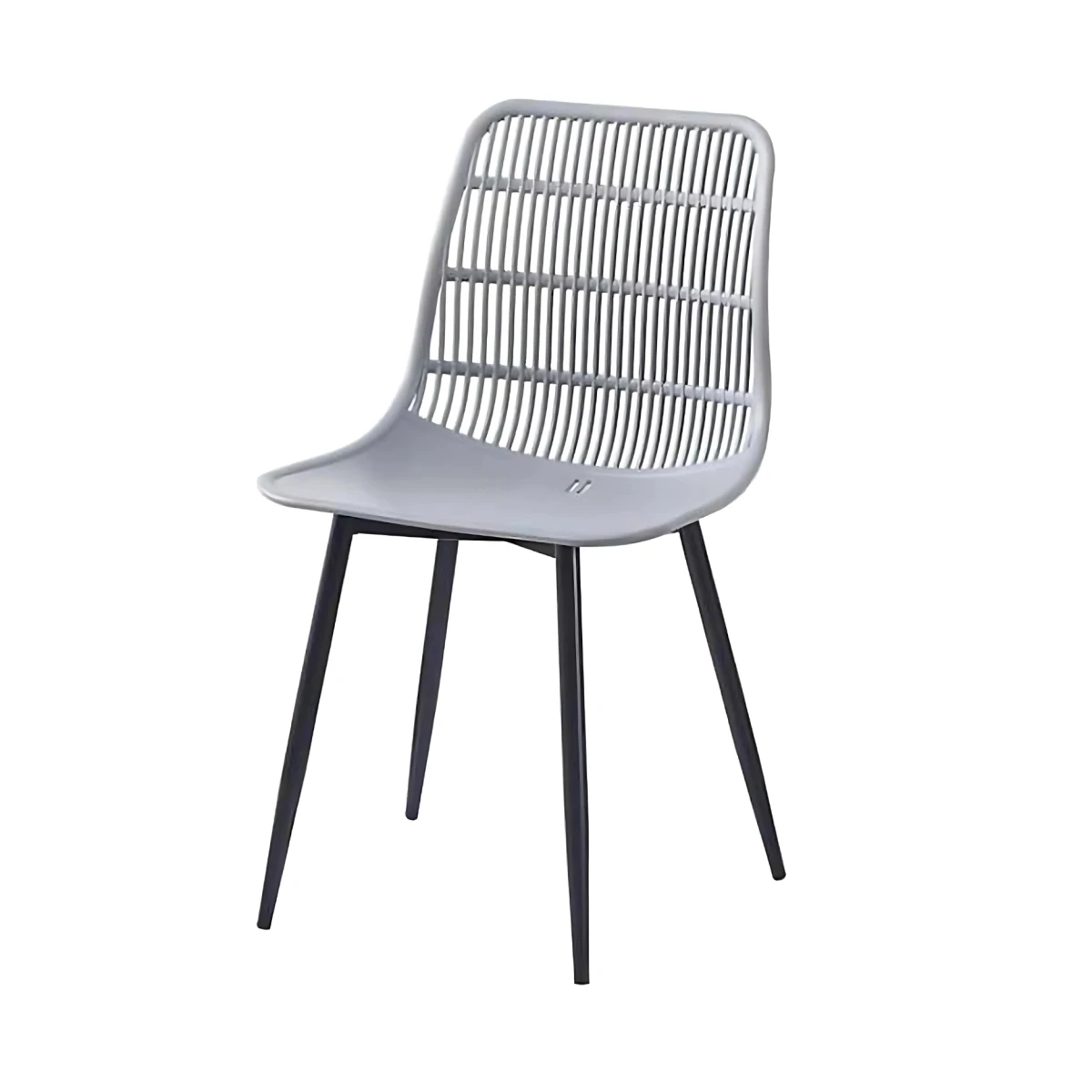 Silla Alaska - Patas de Metal - Gris 