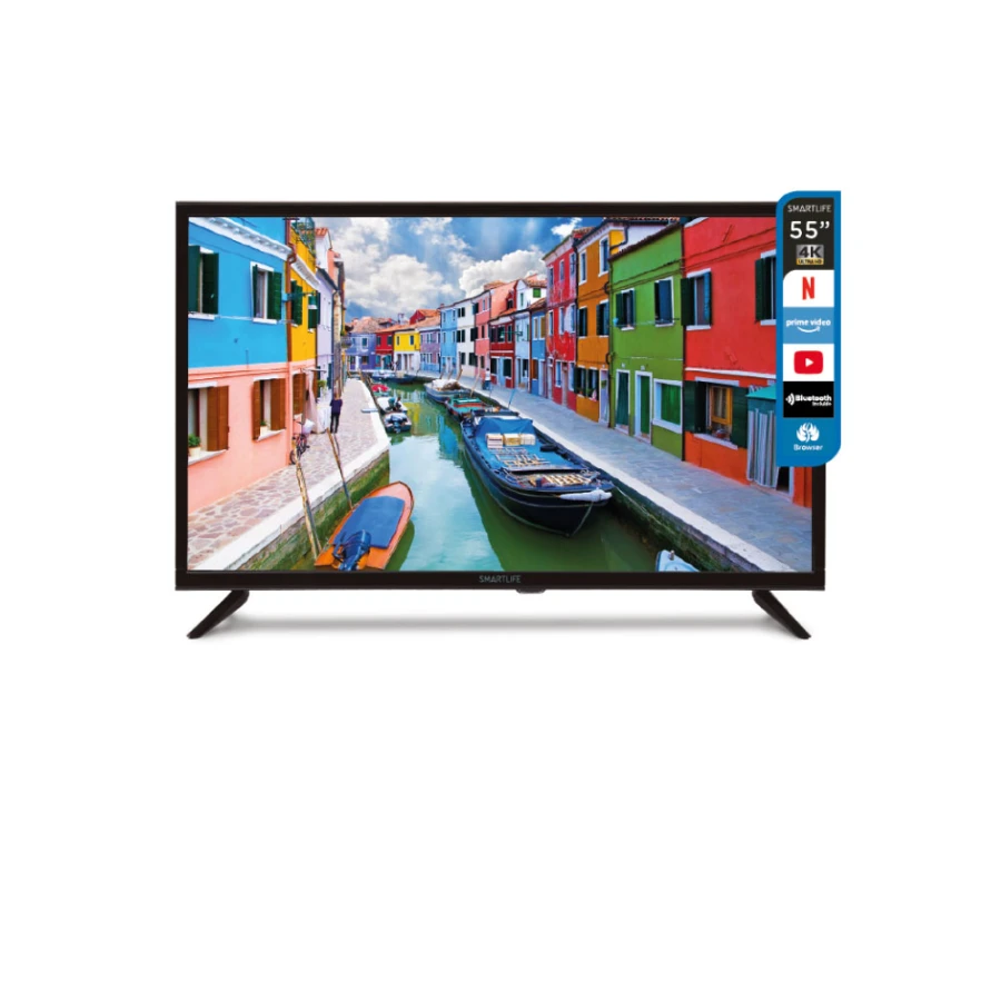 Led Smart Smartlife TV 55" UHD 4K SL-TV55UHDW Led Smart Smartlife TV 55" UHD 4K SL-TV55UHDW