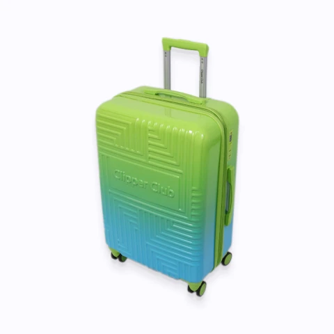 MALETA PLAST VERDE/CELESTE GDE Unica