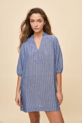 VESTIDO TALA STRIPED Azul Marino