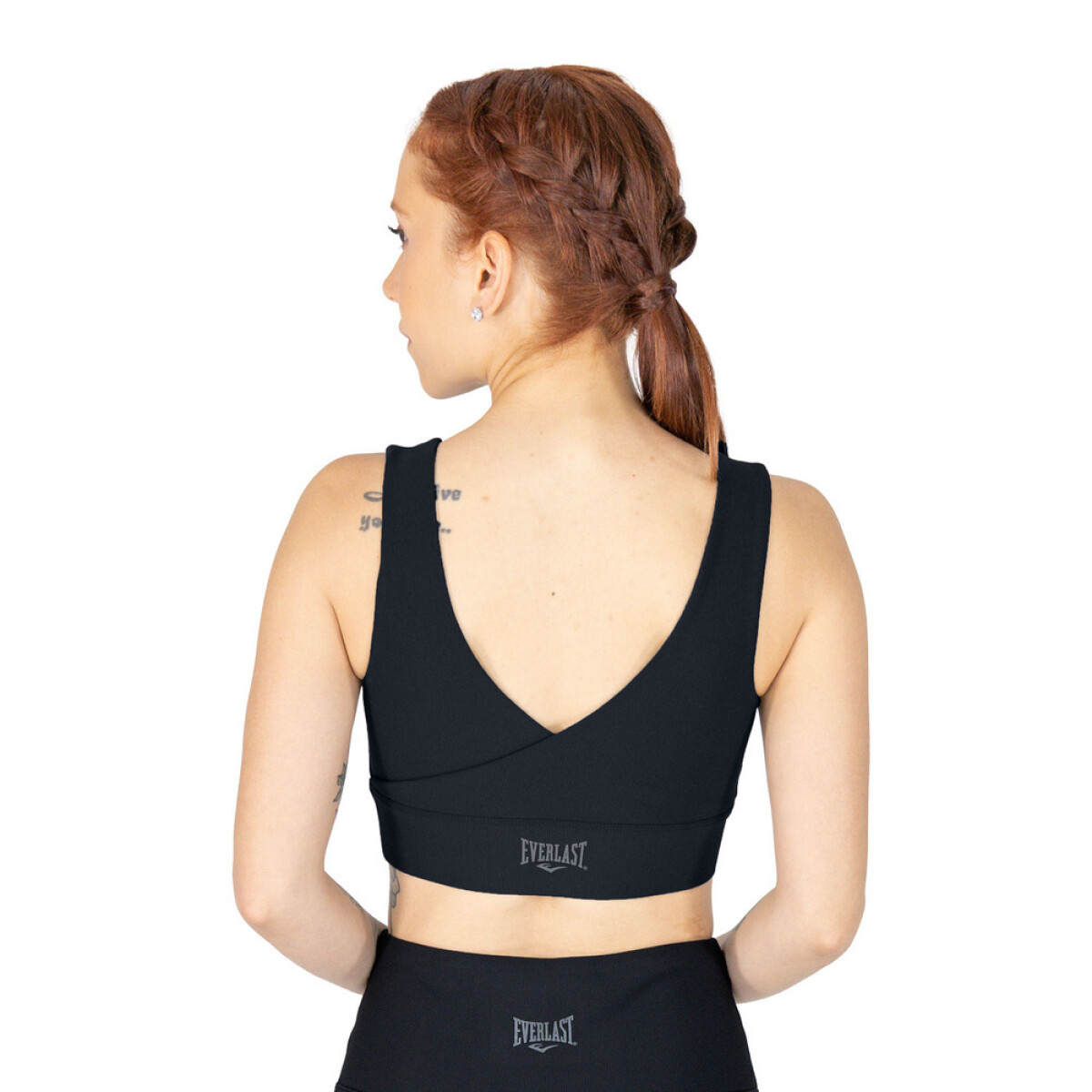 BRA FEM POLY/SPX EVERLAST COFFEE BK W6 - BLACK 