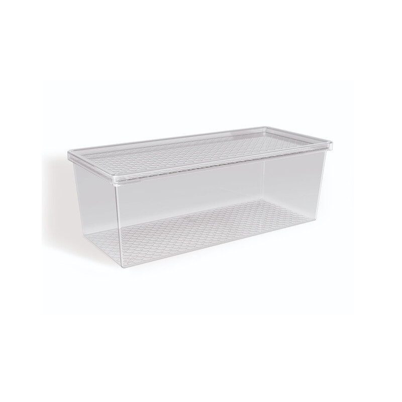 Set x3 Caja organizadora multiuso 4,5L TRANSPARENTE