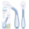 Cuchara flexible con ventosa BUBA celeste