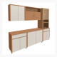 Mobiliario Cocina Beige Modular Juego 5 Piezas Para Cocina