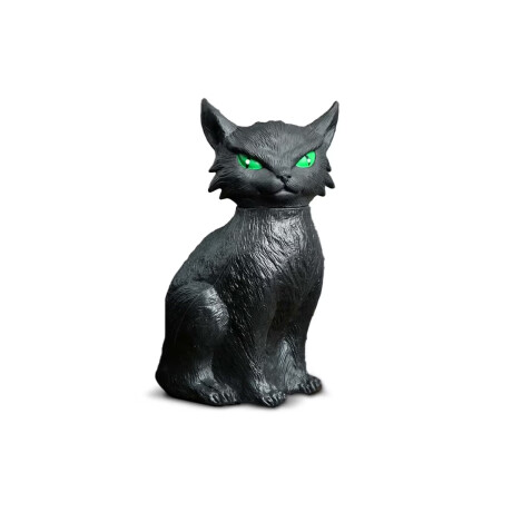 Gato negro decorativo con sonido 32cm Negro