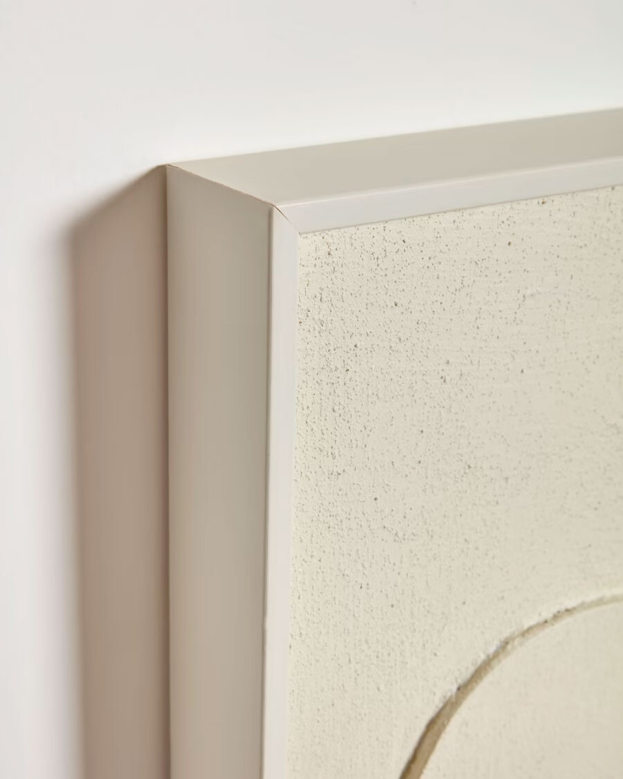 Talin Cuadro abstracto beige 60 x 90 cm