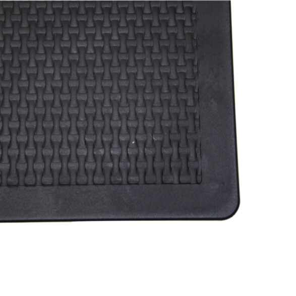 Mesa cuadrada símil ratán "Laura" negra -TRAMONTINA TD0806