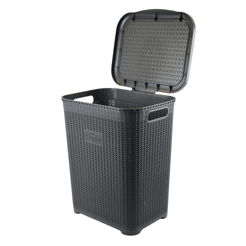 Canasto organizador para ropa 45lts GRIS