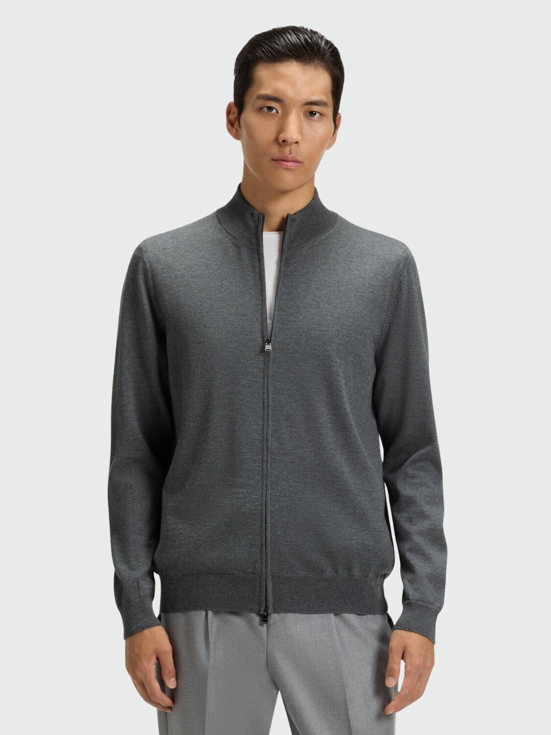 BOSS - Campera de Lana con Logo Arena