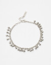 Pulseras Flexibles Metal Pulsera Con Bolitas De Metal - Plateado Rodio