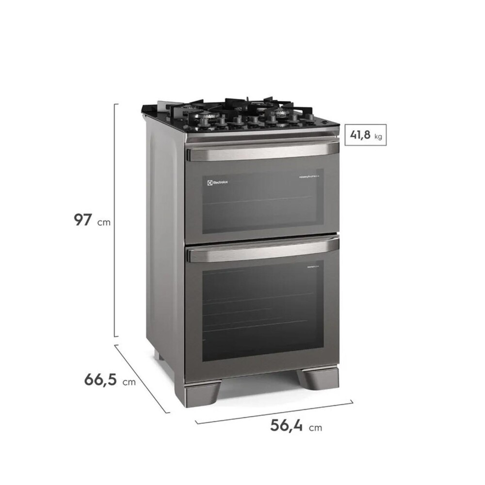 COCINA ELECTROLUX GAS GRIS FE4DC