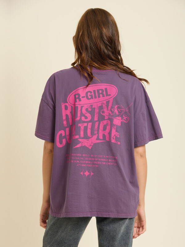 T-SHIRT ALIZA RUSTY Purpura