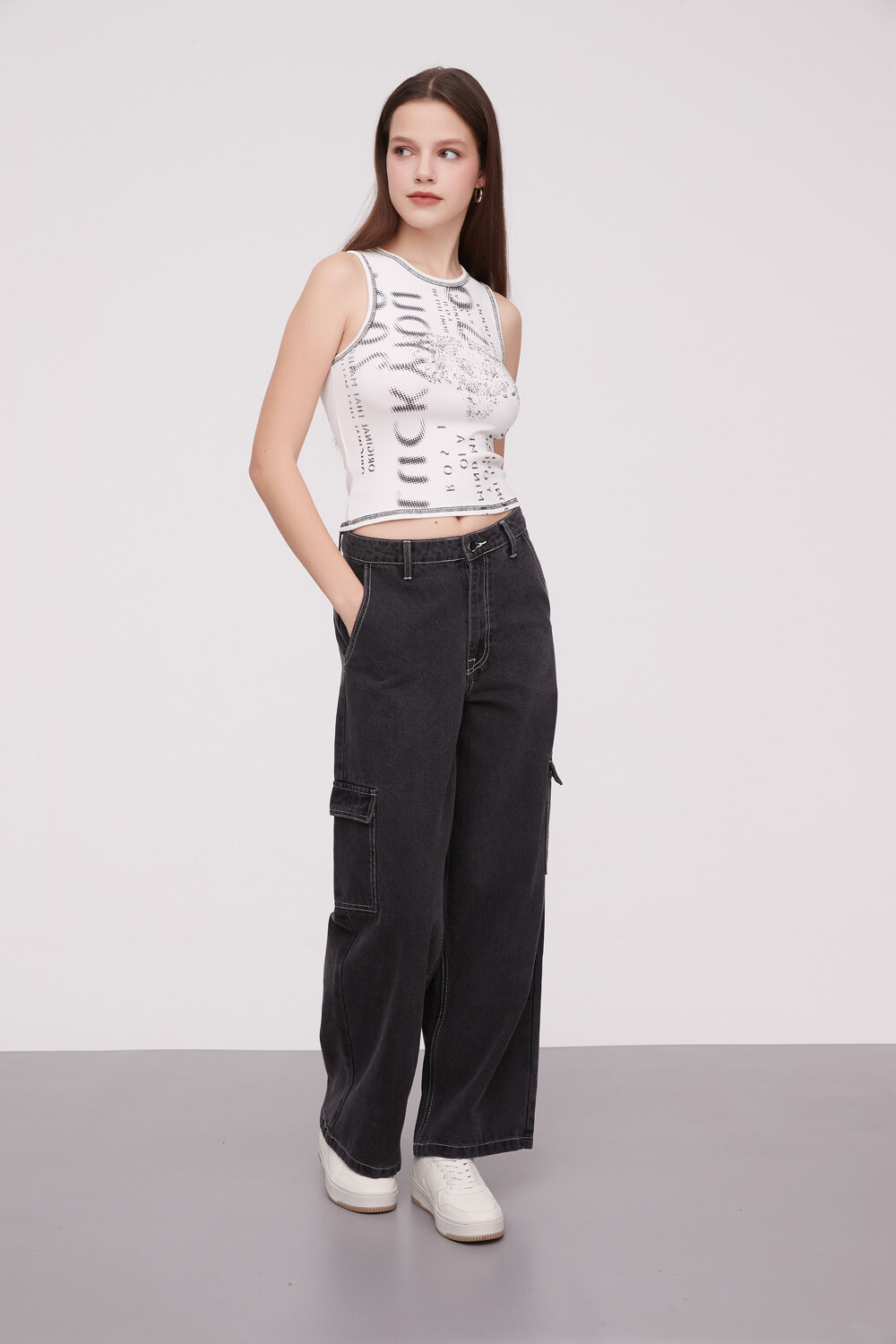 Pantalon Onak Gris Medio