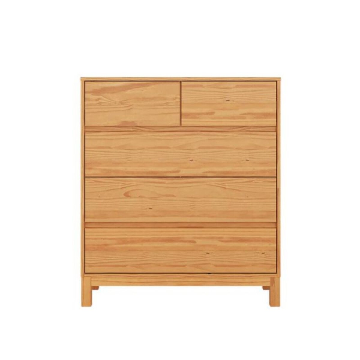 Cómoda 5 Cajones - Madera Maciza - Square 