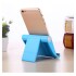 Soporte De Escritorio Plegable Universal Telefono Celular Color Variante Celeste