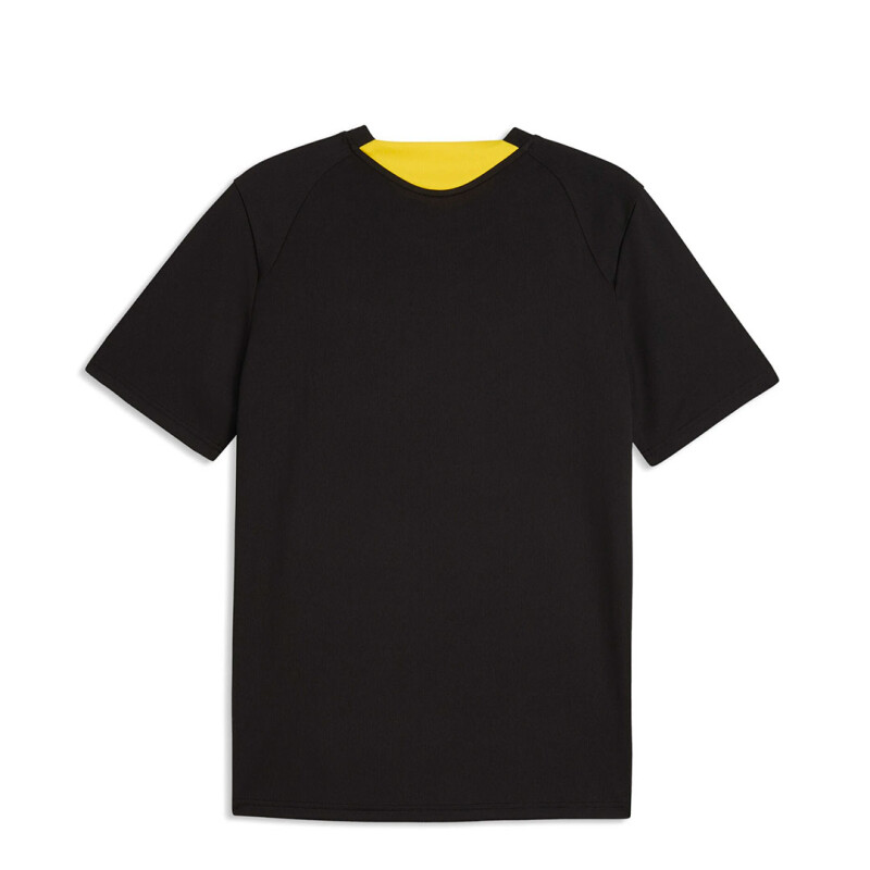 Remera de Hombre Puma Cap Tr.Jersey Negro - Amarillo