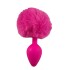 Plug Anal Pompon Conejita Consolador Estimulador Talle L Color Variante Fucsia