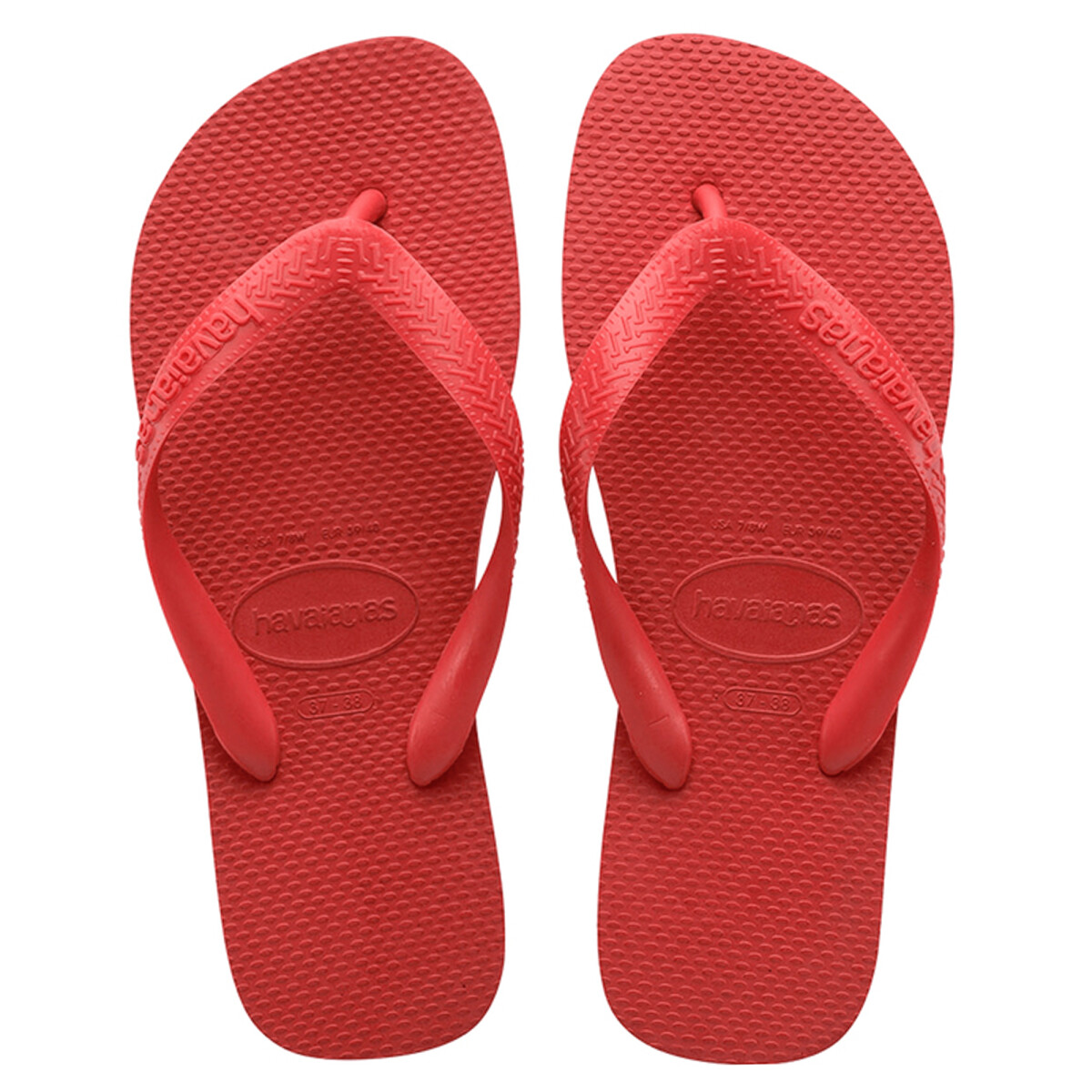 Ojotas Unisex Havaianas Top - Rojo 