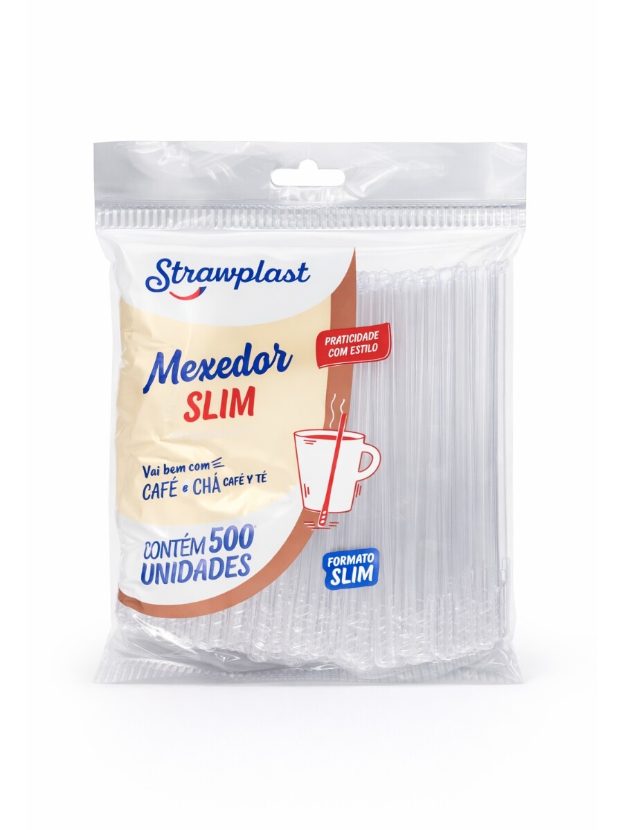 MEZCLADOR DE CAFÉ - 500u transparente