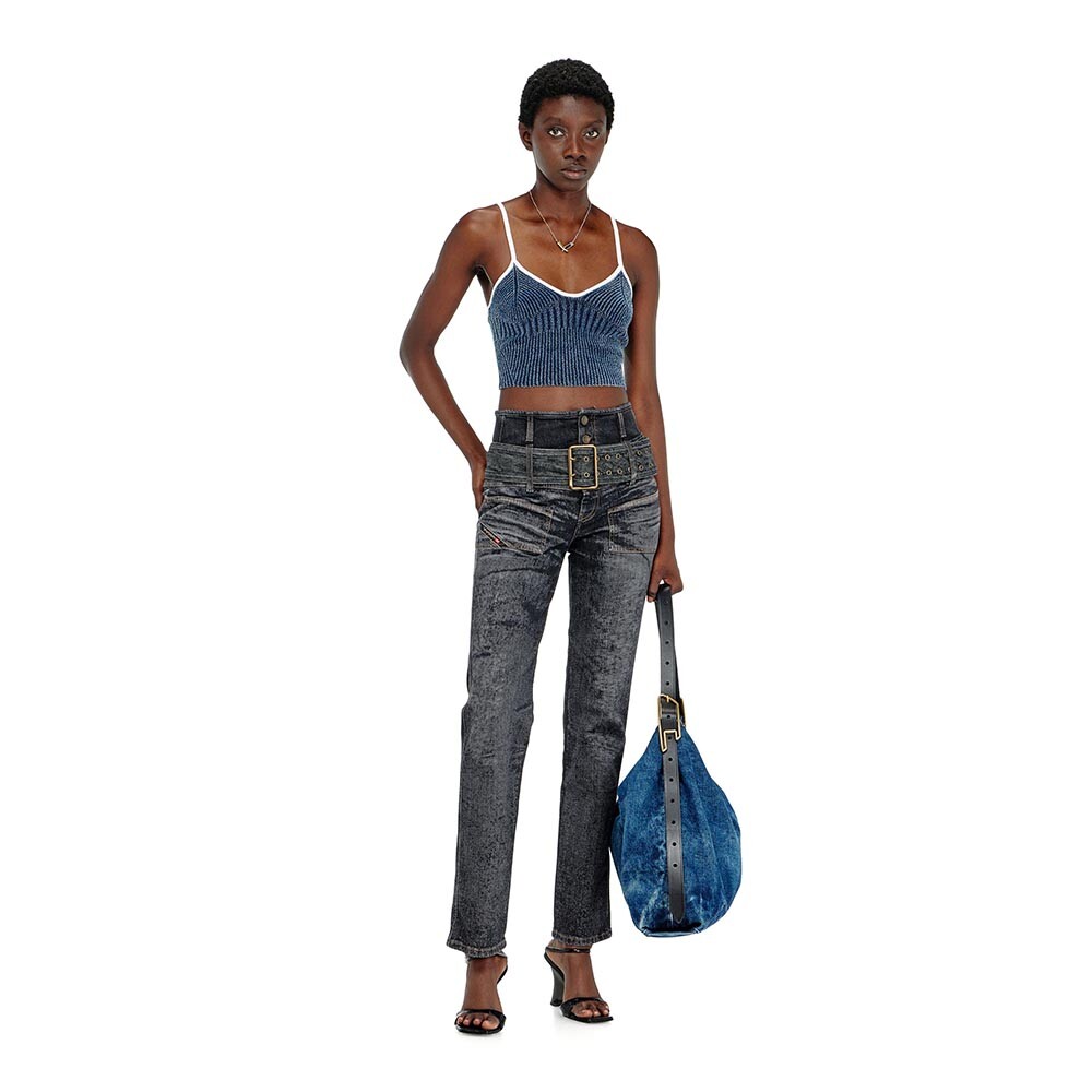 Camiseta Para Mujer M-Estere Azul marino/Blanco