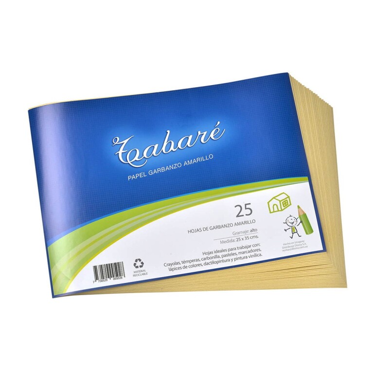 Hoja Garbanzo Amarillo 25 H 25x35 Cm 110G #HOJA GARBANZO AMARILLO 25 H 25X35 CM 110G
