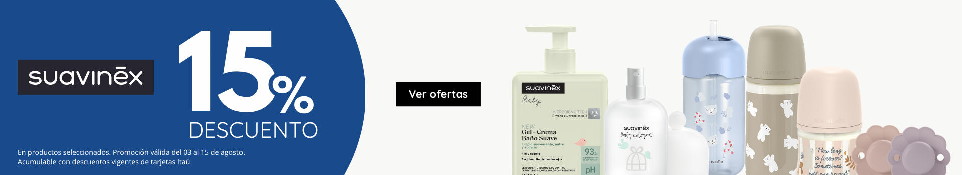Suavinex 15% off.