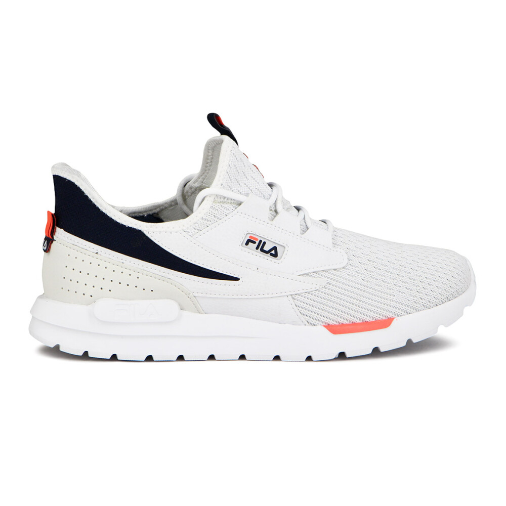 Fila calzado tr-knit masculino white/navy/fiery coral Blanco-Marino