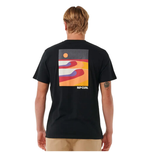 Remera Rip Curl Surf Revival Lined Up Tee Remera Rip Curl Surf Revival Lined Up Tee