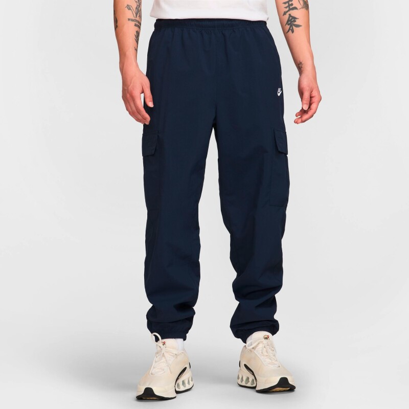 Pantalón Largo Nike Club de Hombre Azul